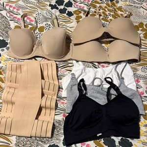 Maternity/NursingNude and Neutral Intimates Set - Seamless Bras & Support Pieces